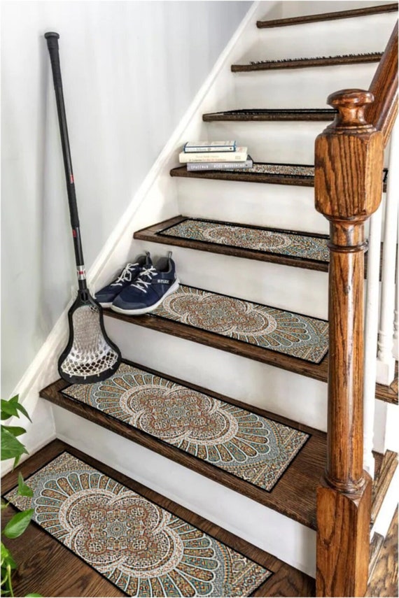VEVOR Stair Treads, Stairs Carpet Non Slip 8 x 30, Indoor Stair