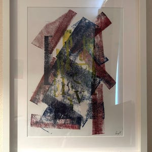 Orginal framed letterpress print
