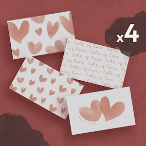 SWEETHEARTS Bundle 01 • 4 Geschenktaschen • SWEETHEARTS Kollektion