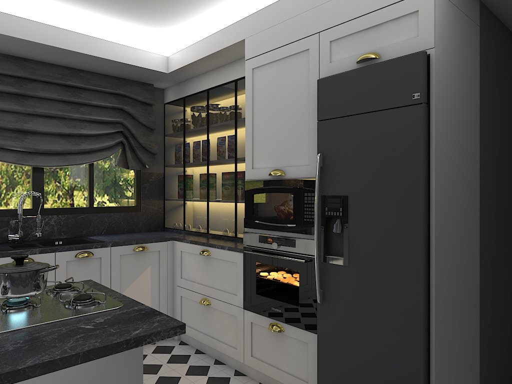 Personalized,kitchen Interior Designs,special Architectural Design,3d ...