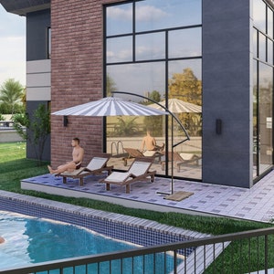 Modern House Plans | 3 Bedrooms & 3 Bathrooms With   |  Floor Plan