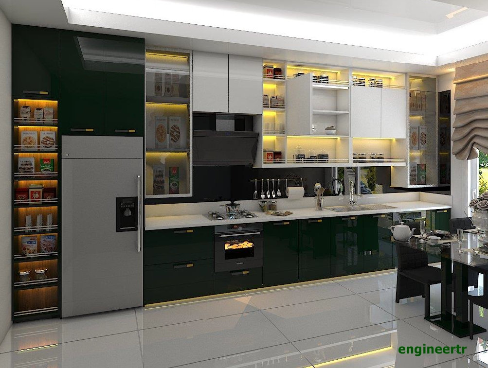 Personalized,kitchen Interior Designs,special Architectural Design,3d ...