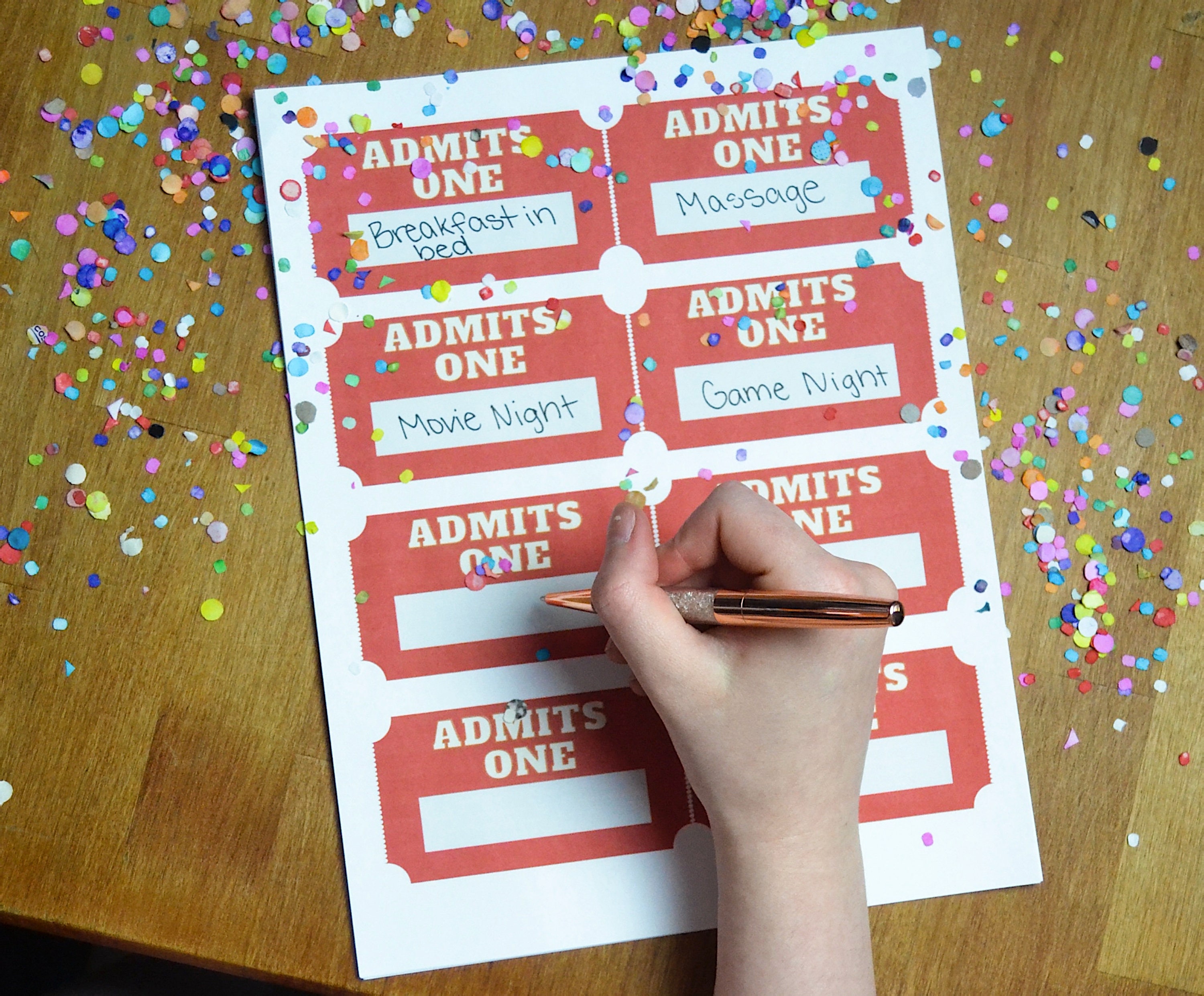 Date Night Ticket Template Date Night Ticket Template