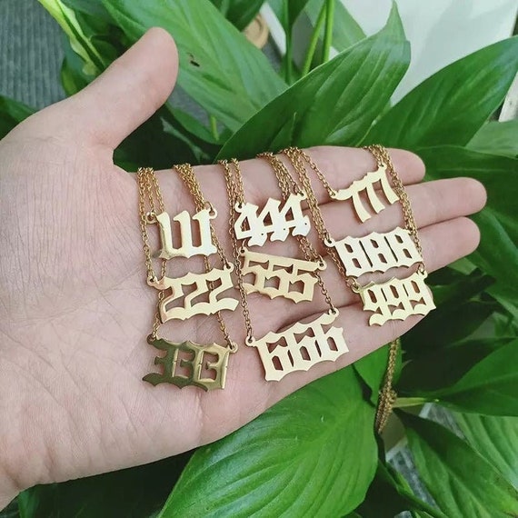 ANGEL NUMBER NECKLACE Angel Number 