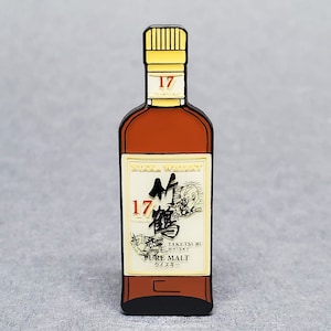 Japanese Whisky Enamel Pin // Whiskey Pins // Whiskey Gifts