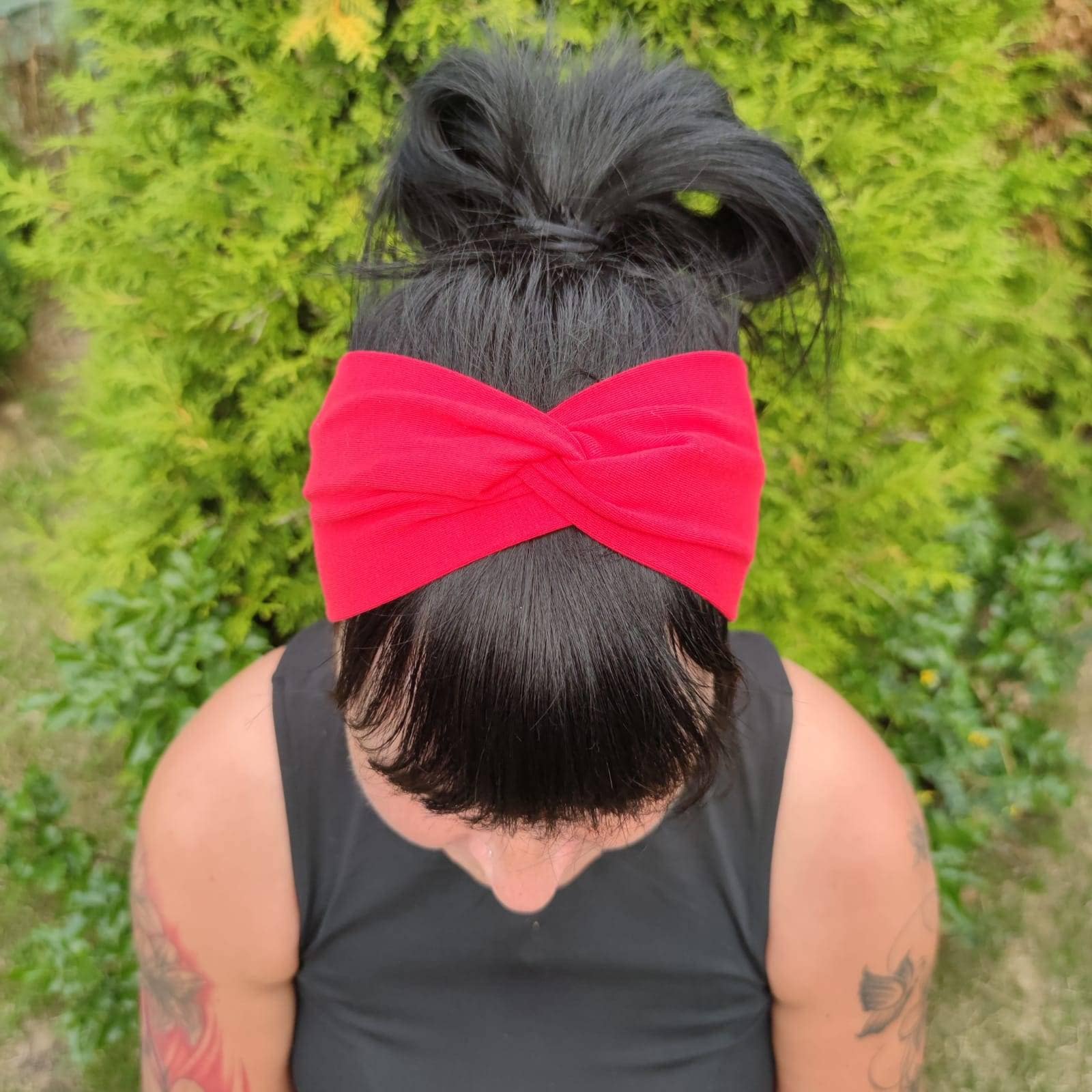 TODDER Geknotetes Stirnband In Rot – Sportlich & Stylisch Für Alltag & Sport