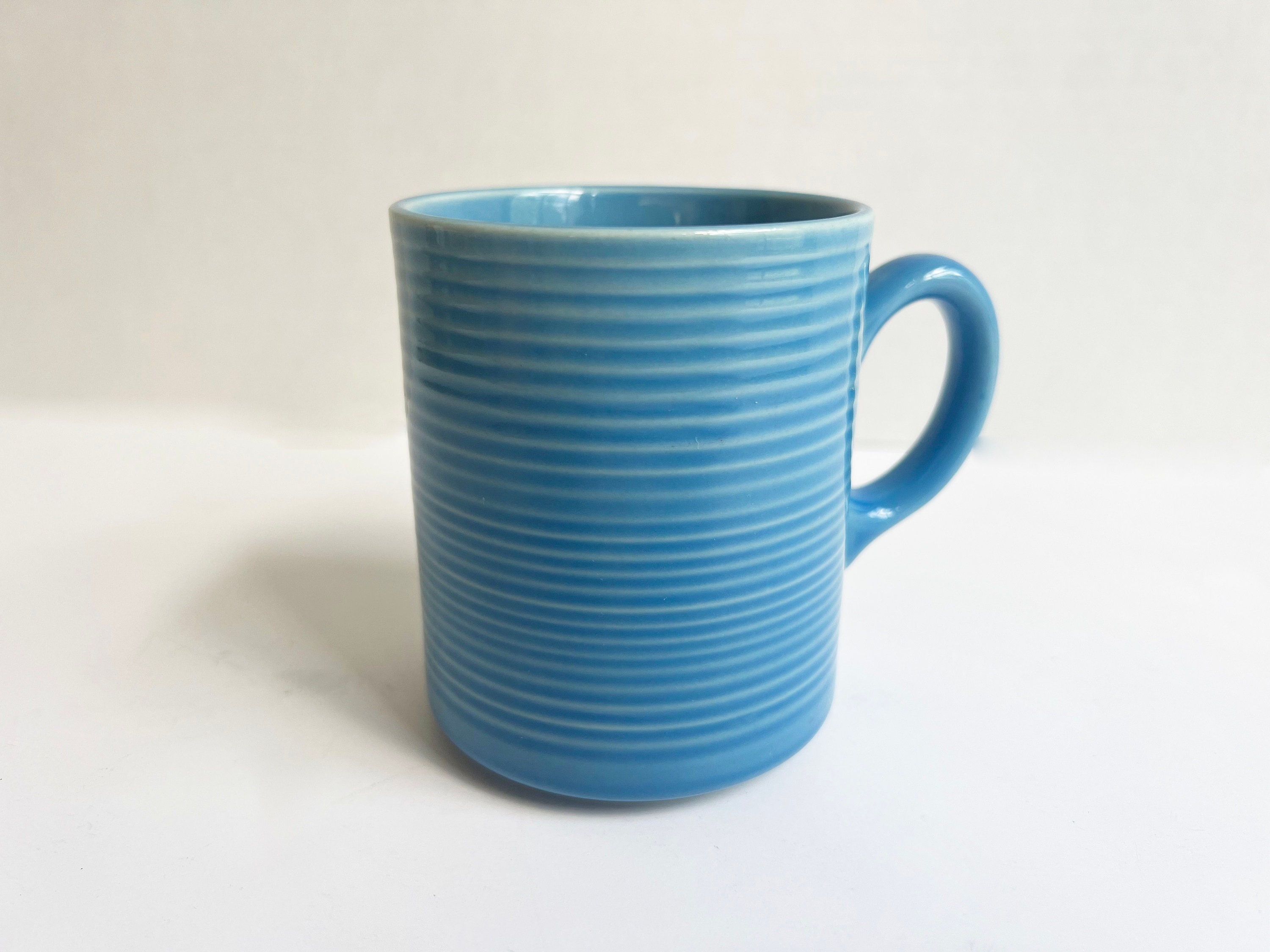 Set of 4 Vintage Mugs Made in Japan Ribbed Mugs Pink Etsy