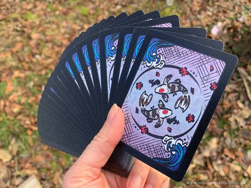 HANAFUDAセトア❤110 Hanami Hanafuda Playing Cards | Silver Edition | Japanese