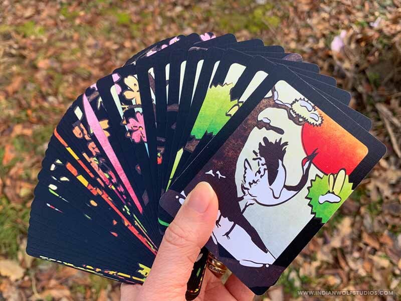 Hanami Hanafuda Playing Cards | Silver Edition | Japanese