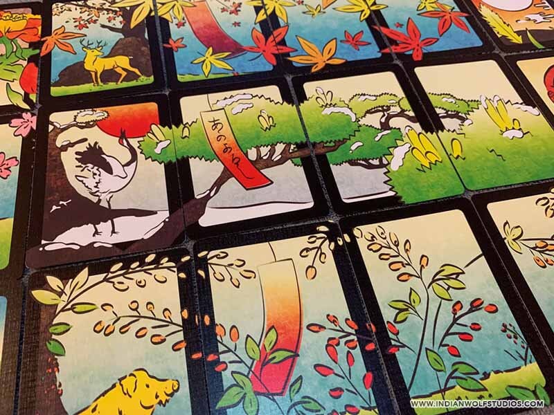 HANAFUDAセトア❤110 Hanami Hanafuda Playing Cards | Silver Edition | Japanese