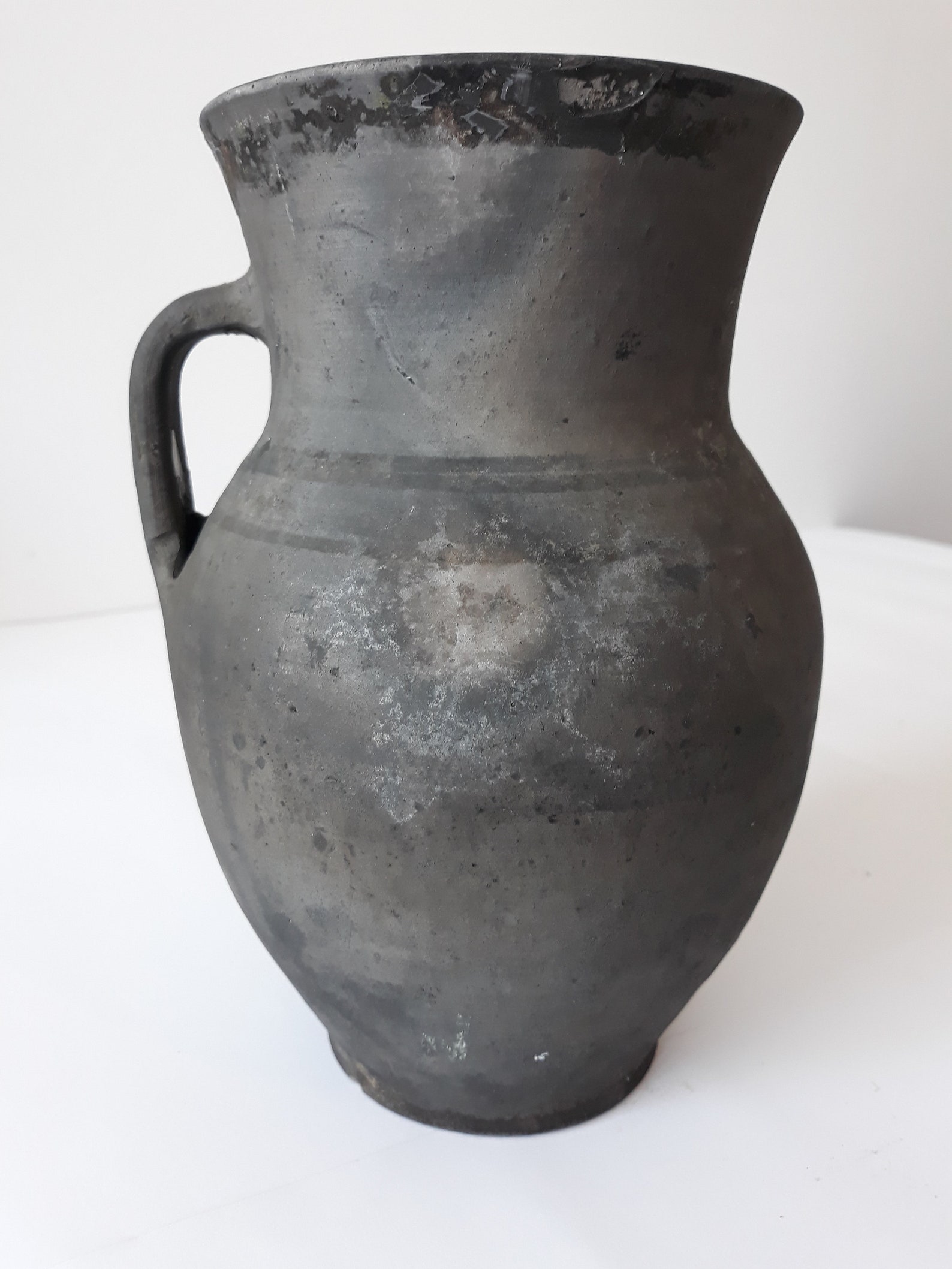 Ancient clay pot Antique clay vessel Rustic ceramic bowl Etsy