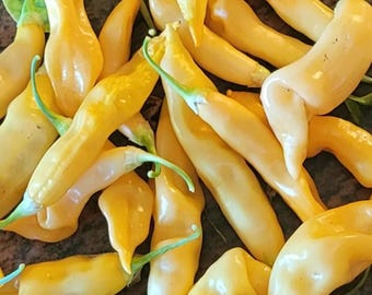 Sugar Rush Peach Pepper Seeds | Hot