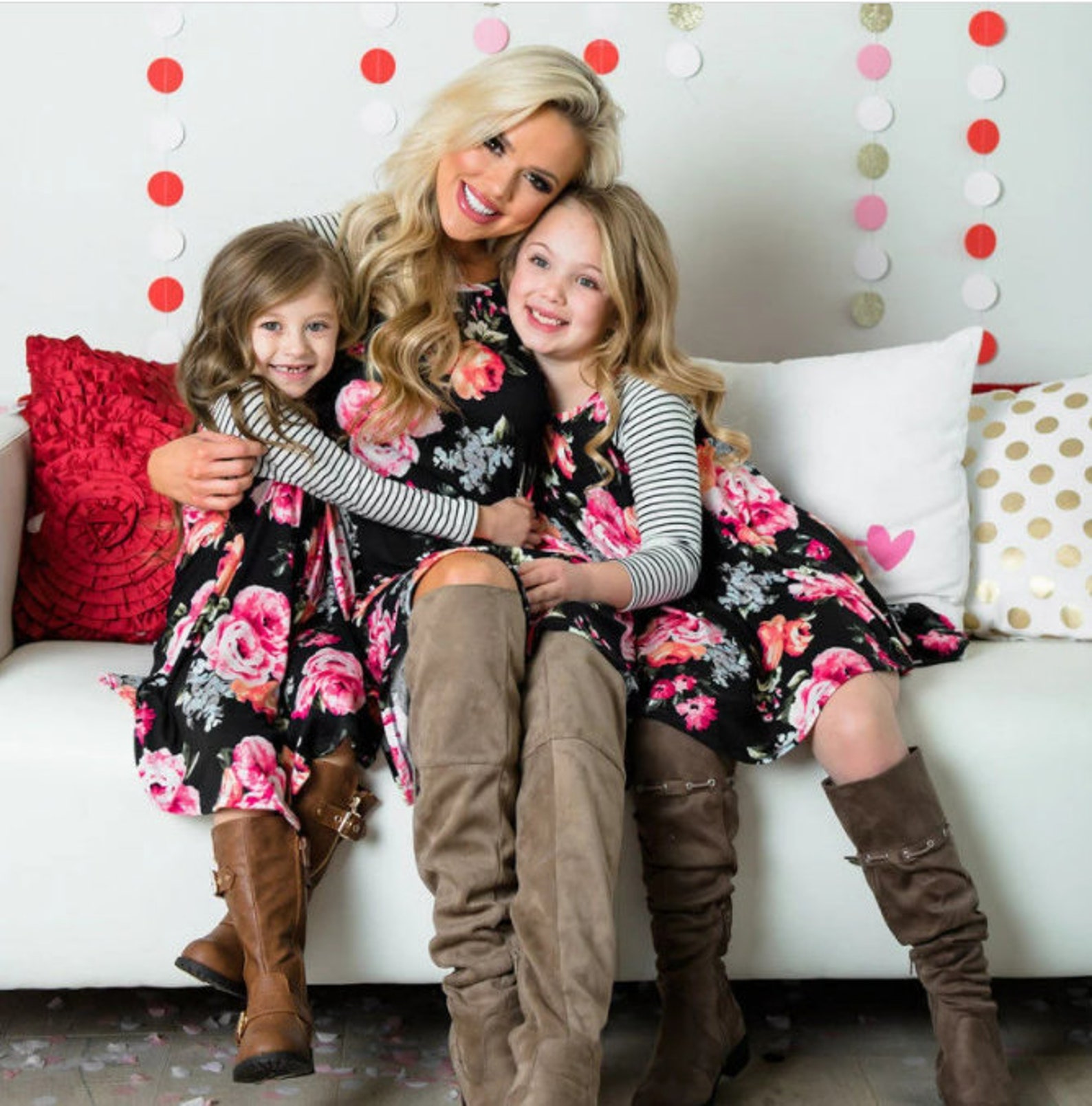 Mother and daughter Dress 2020 Floral Matching Mom Girls Etsy