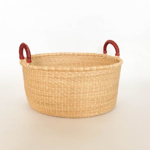 Hamper Basket // Bolga Basket // Traditional African Handmade Baskets