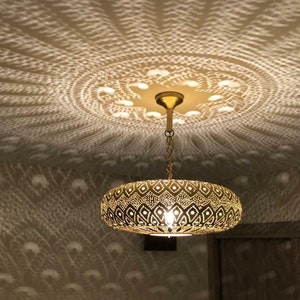 Moroccan Pendant Light, Moroccan lamp , Hanging Lamp , Moroccan Fixtures Pendant Light , Moroccan Lampshade,Brass Lamps , Lighting