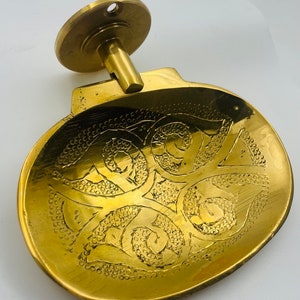 Handmade Moroccan Brass Soap Dish: Shower Bathroom Hardware
