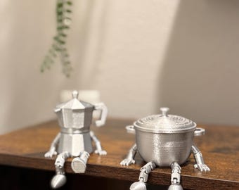 Boricua 3D Print – Coffee Pot & Rice Pot | Puerto Rican Home Decor 3x3 in