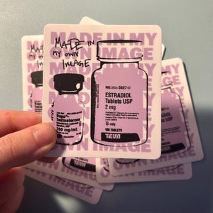 Made In My Own Image: Trans Pride Sticker