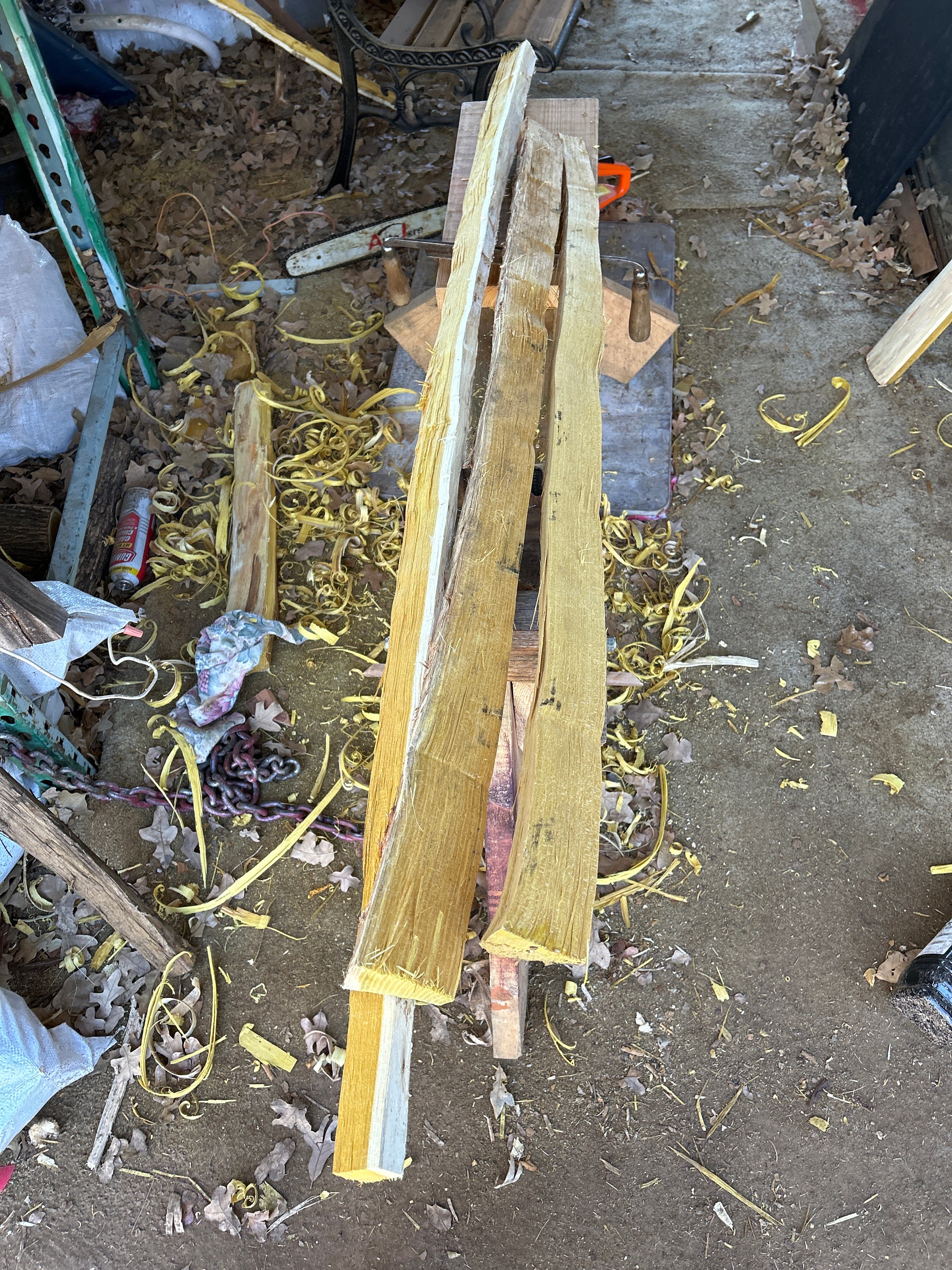 Three Osage Stave First Bow Starter Kit Etsy