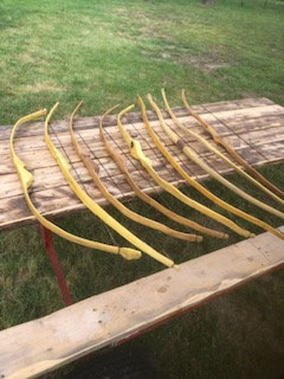 Osage Orange Wood Bow for Hunting, Some in Stock or Custom Made Usually