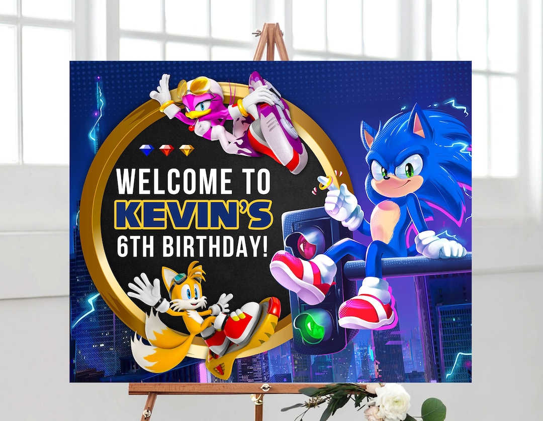 sonic-the-hedgehog-birthday-welcome-sign-boy-super-sonic-party-decoration-welcome-outdoor-yard-sign-editable-template-printable-etsy