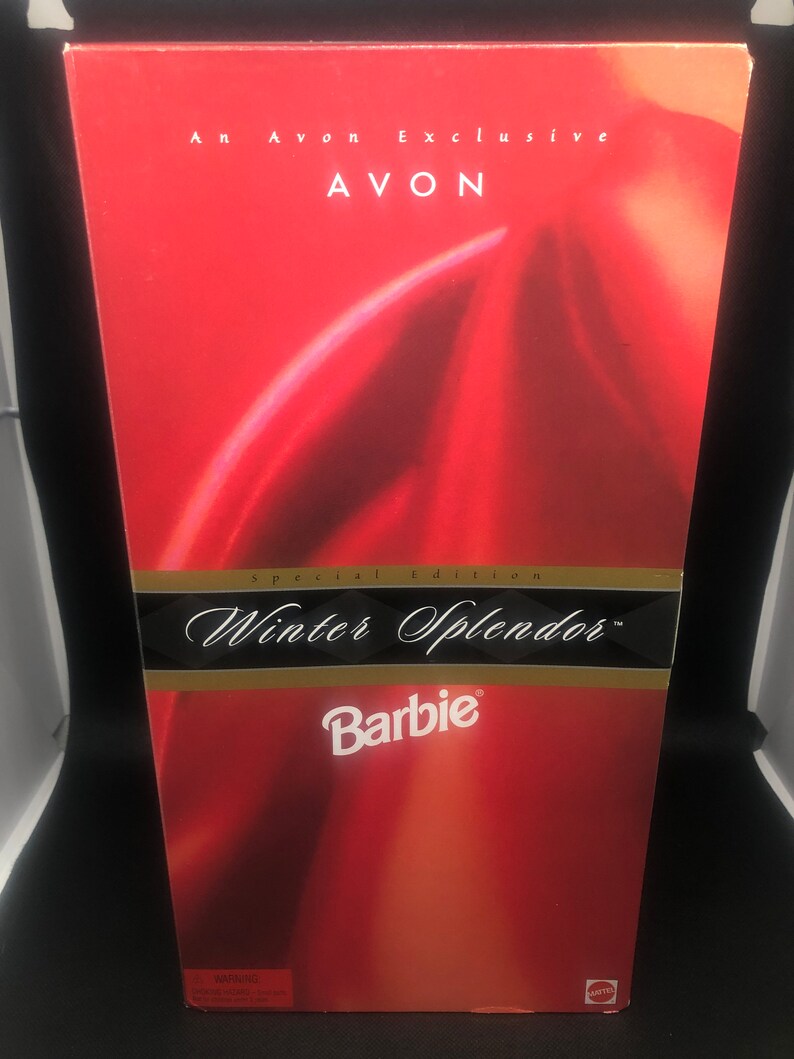 Avon Winter Splendor Barbie - Etsy