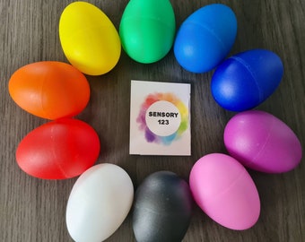 Sensory Musical Egg Shaker in a variety of colours | Multicolour | Musical | Sensory play | Musical instrument | Sensory play