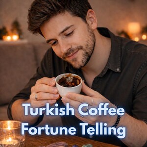 Detailed Turkish Coffee Cup Reading, Past Future Love Money Career Insights