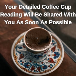 Discounted 5 Piece Fortune Pack | Turkish Coffee Fortune Telling | Psychic Coffee Reading | Fortune Telling |  Turkish Coffee Cup Reading