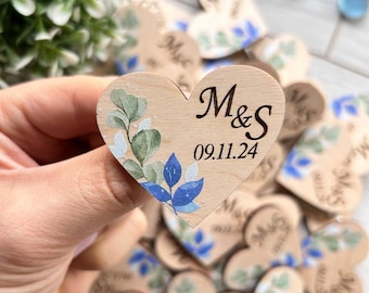 Personalisierte Herzen aus Holz, Namensherzen mit Initialen, Namensherzen für die Hochzeit, Namensherzen, Namensherzen, Namensherzen, Namensherzen, Namensherzen, Hochzeitsgeschenk für Gast