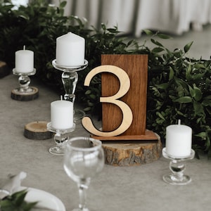 Numeri da tavolo in legno, decorazioni per tavoli da matrimonio, numeri da tavolo personalizzati, set di numeri da tavolo per matrimonio, cartello per tavolo da matrimonio, decorazioni rustiche per matrimonio