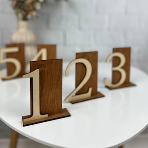 Set di numeri boho in legno, decorazioni per tavoli da matrimonio, numeri per tavoli da matrimonio, decorazioni rustiche per matrimoni, numeri per tavoli tagliati al laser, numeri per tavoli personalizzati