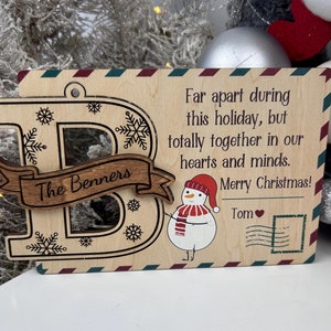 Weihnachten hölzerne Postkarte, Weihnachtsillustrationspostkarten, Feiertag Weihnachtskarte, hölzerne Weihnachtskarte, personifizierte Karte, Neujahrskarte