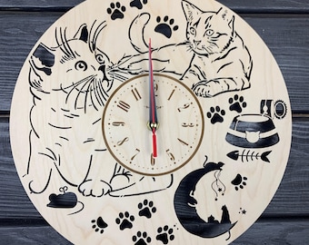Orologio Da Parete A Farfalla LDIYEU: Silenzioso, In Legno, 24 Cm, Originale Per Camera Da Letto E Soggiorno