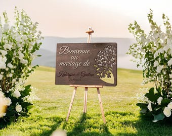 Personalized wedding welcome sign, rustic bridal shower, welcome sign wedding, rustic welcome sign, welcome ceremony, rustic wedding decor