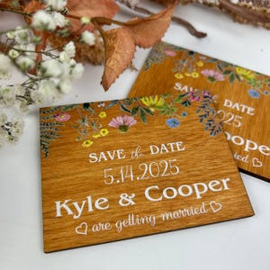 Rustikale Hochzeitskarte, Holzeinladung, Save the Date, Holzeinladung, Save the Date, Holzeinladung, Blumenkarte, Save the Date, Holzeinladung, Blumenkarte
