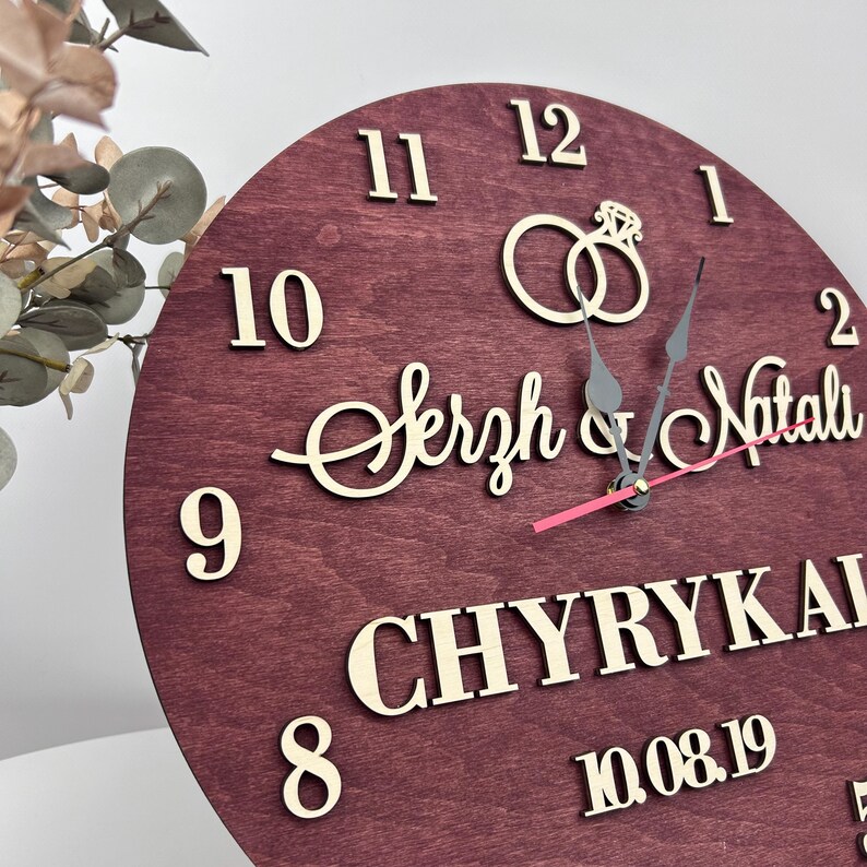 Personalized 5th Anniversary Gift for Him, Rose Wood Wedding Gift, Wood ...