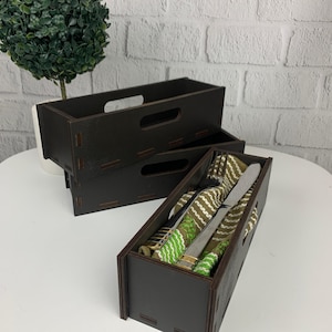 Cutlery Holder Wood Box For Cutlery Organizer Kitchen Storage Custom Cutlery Case Restaurant Decor Kitchen Cutlery Drawer Best Gift For Her image 4