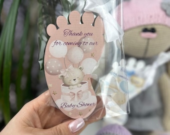 Magneten babyshower, cadeau genderfeest, babyshower meisje, koelkast magneten op maat, gender reveal, bedankjes, accessoires babyfeestje