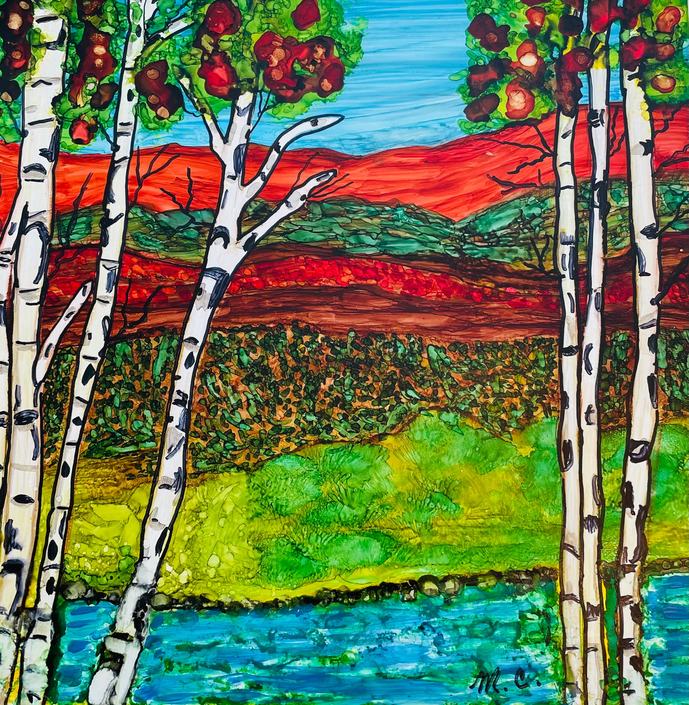 Fine art printBirch trees Etsy