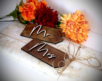 Wooden Name Tag- Stocking Tags- Custom Name Tag- Wooden Gift Tag