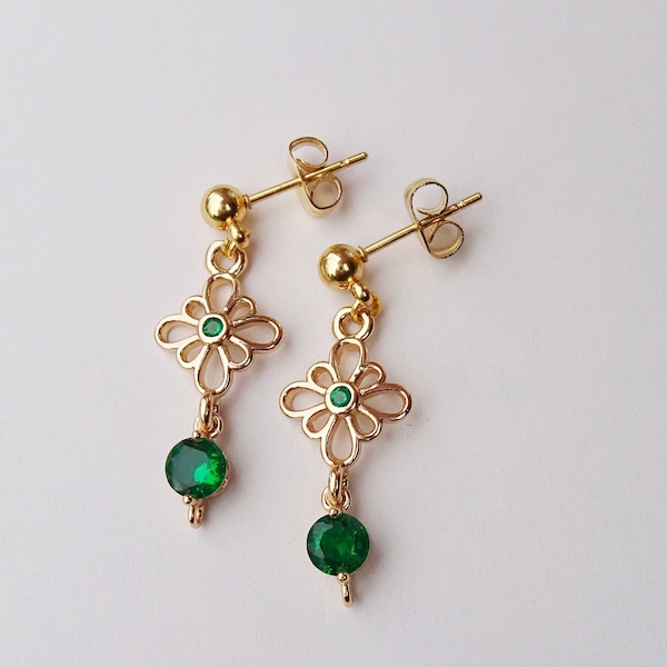 The Percy earrings | historical costume emerald renaissance tudor victorian replica necklace Anne Boleyn tudor royal victorianevermoreshop