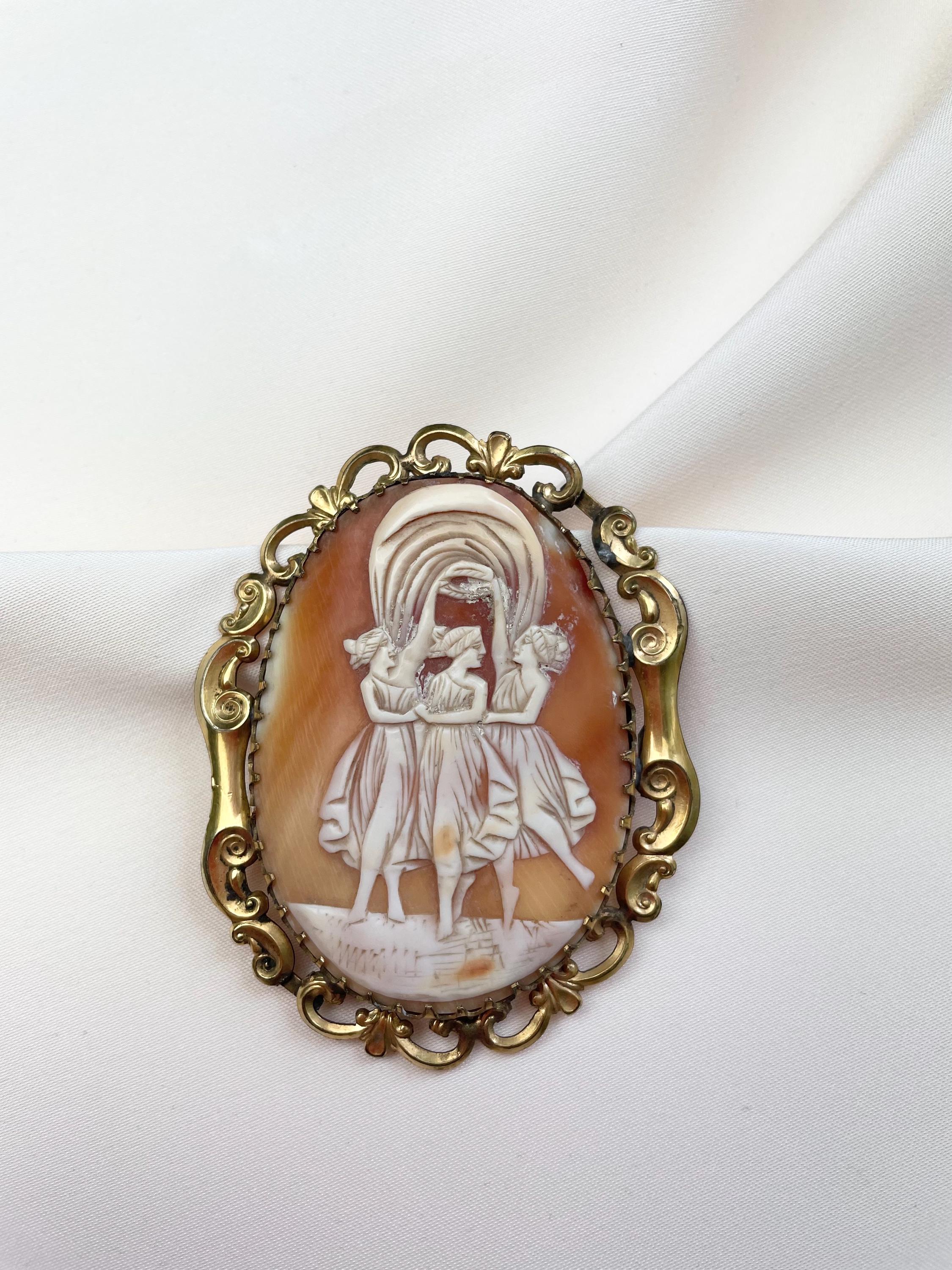 サードニクスシェルカメオ - Etsy 日本