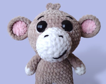 The Chunky Monkey Amigurumi Crochet Pattern PDF Download