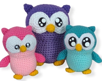 Ollie the Owl Crochet Pattern | Amigurumi Owl Pattern | Crochet Owl Pattern