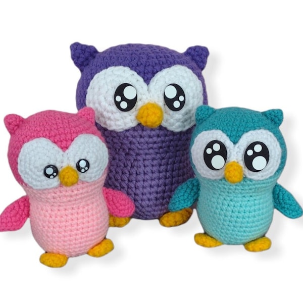 Ollie the Owl Crochet Pattern | Amigurumi Owl Pattern | Crochet Owl Pattern