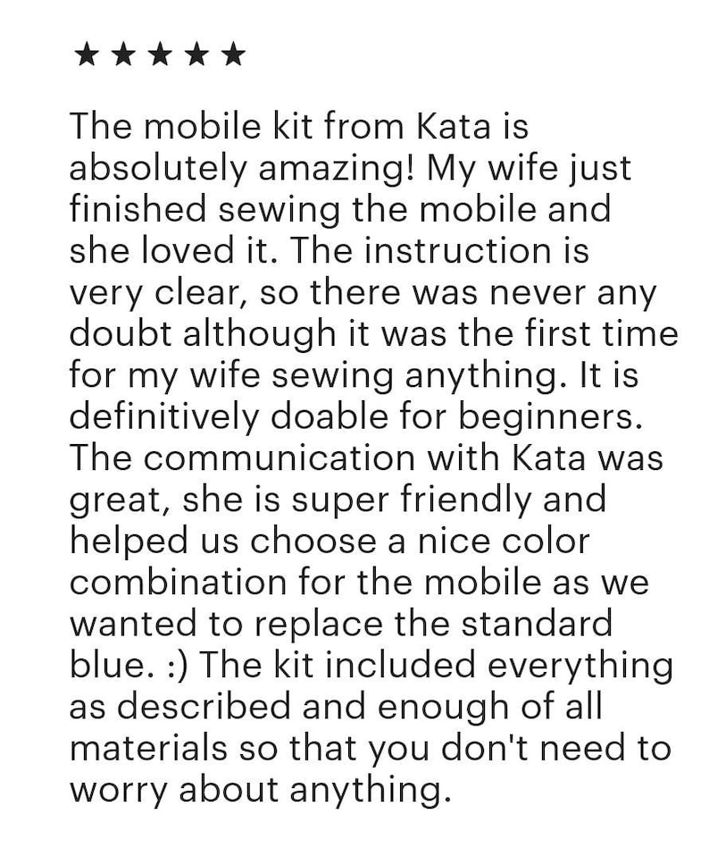 DIY Mobile Kit Sew Your Own Baby Mobile DIY Kit and Etsy