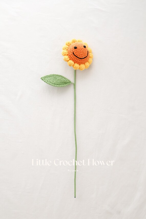 お花の女の子（ひまわり）　あみぐるみ オーダー受付ページです♡ かぎ編み 枯れない花 プレゼント あみぐるみ