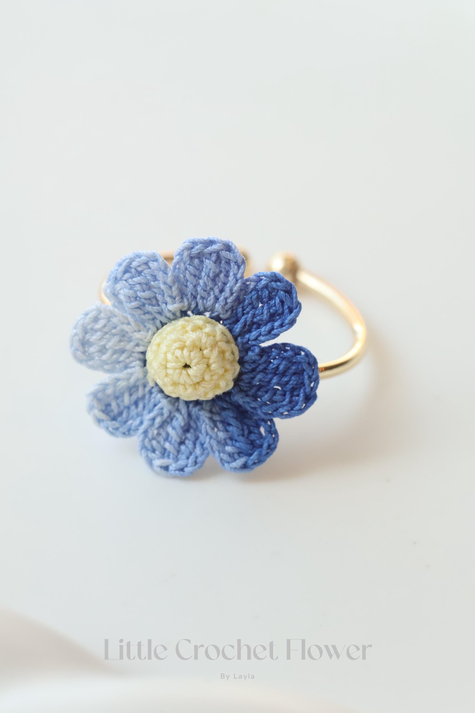 GORGECRAFT 60 Segnapunti Uncinetto A Forma Di Fiore – 10 Colori, Anelli Divisori In Metallo Per Maglieria E Cucito Fai Da Te