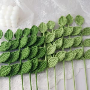 Crochet Eucalyptus, hand made, gift for teacher, grandma, mom, friends, home decoration, knitted flower, birthday gift image 10